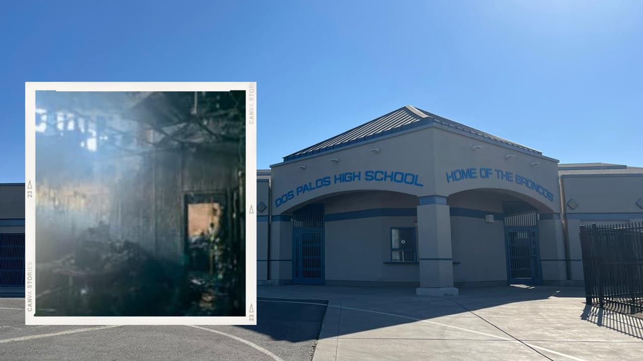 Autoridades suspenden las clases tras el incendio que destruyó varias aulas en Dos Palos High School