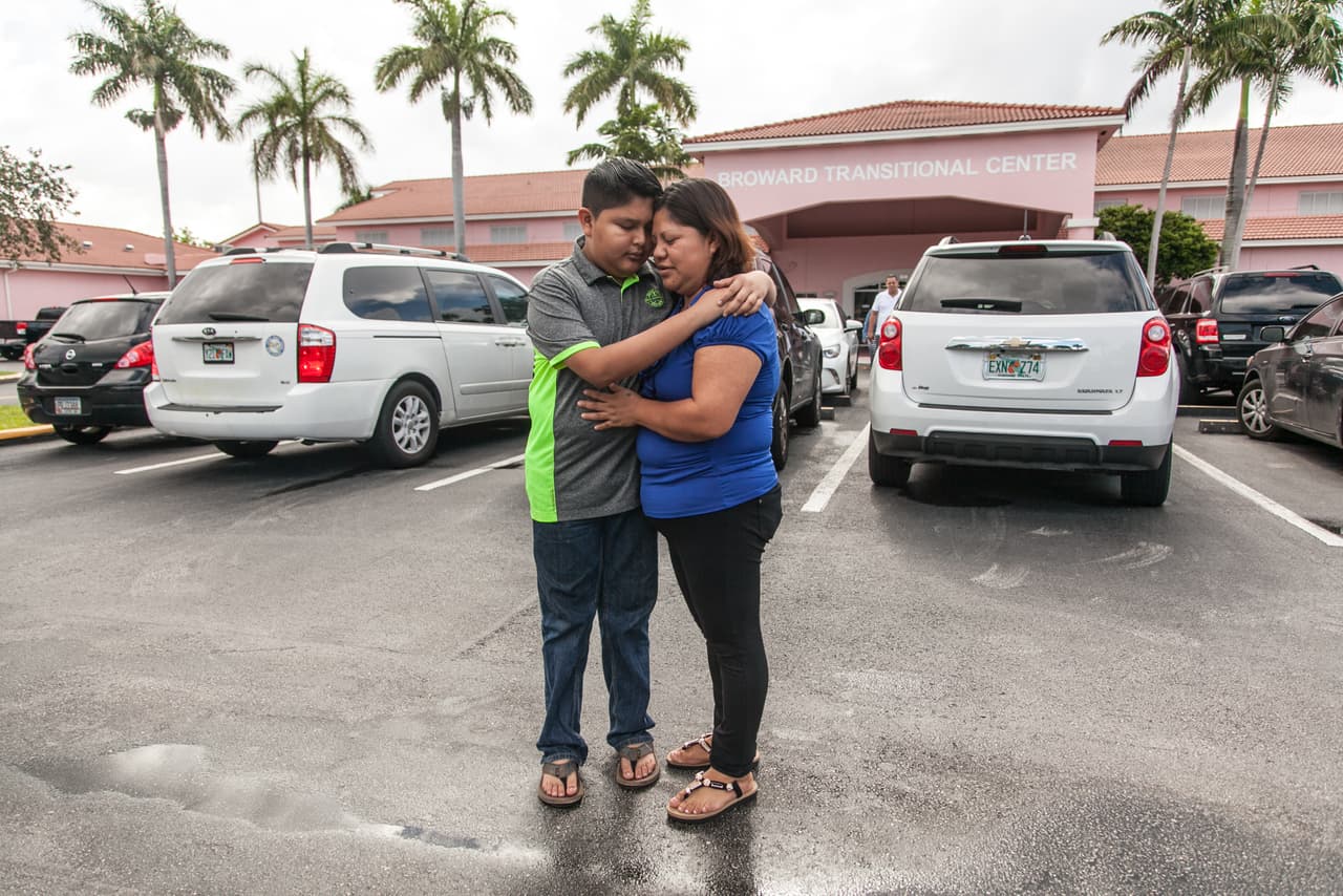 Sunday is visiting day. Maty and Jimmy get up early to travel to Pompano Beach, an hour from Jupiter, to the Broward Detention Center where Victor is detained.