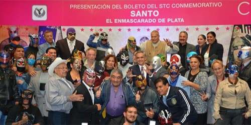 “El Santo” viajará en el Metro de la Ciudad de México gracias a un boleto conmemorativo