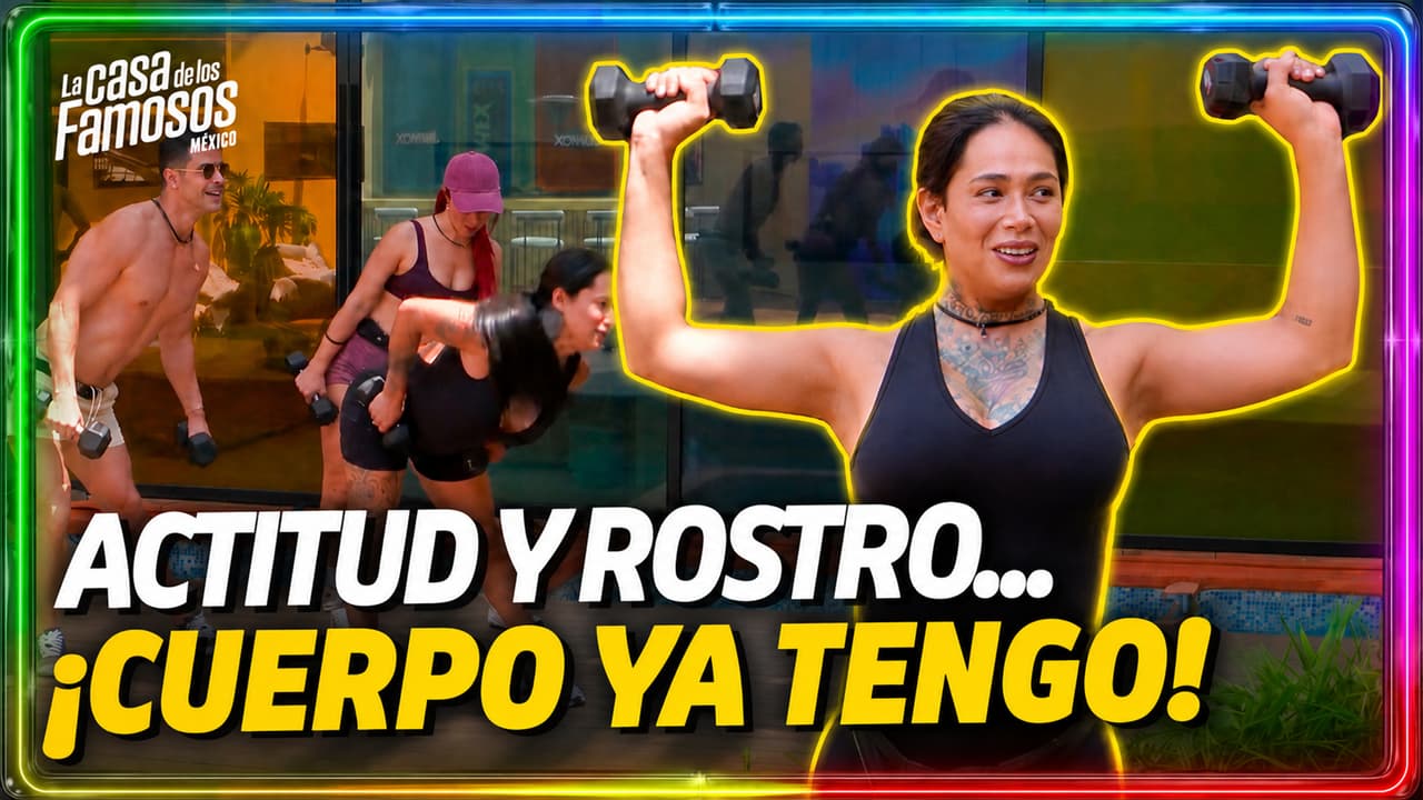 "Actitud y rostro, porque cuerpo ya tiene": Karina desata el modo gym