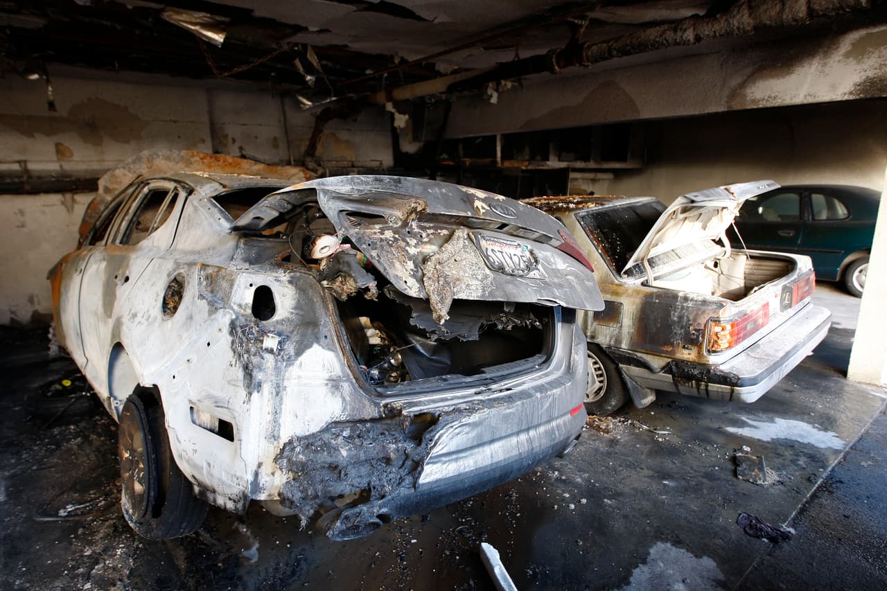 Entre el 30 de diciembre de 2011 y 2 de enero de 2012 se registraron más de 40 incendios.