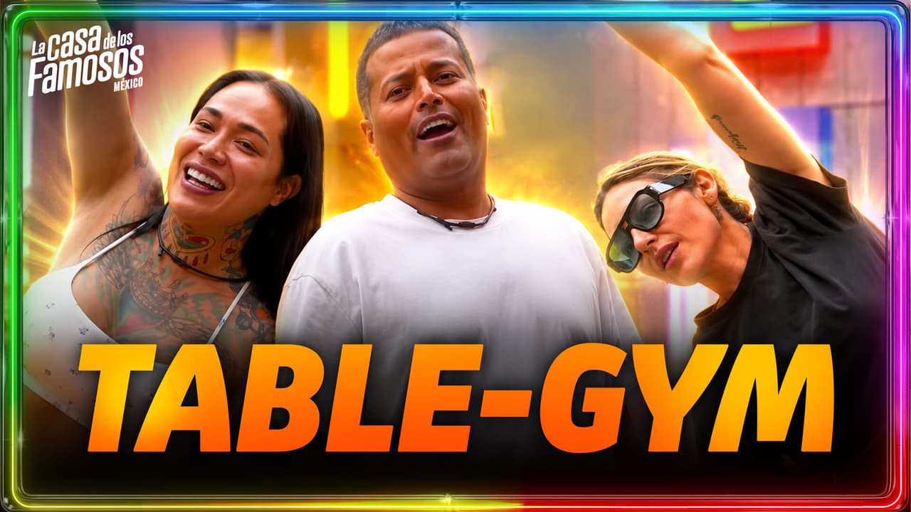 ¡LO DIERON TODO! Aldo, Karina y Gema tienen clase de AEROBICS dentro de La Casa