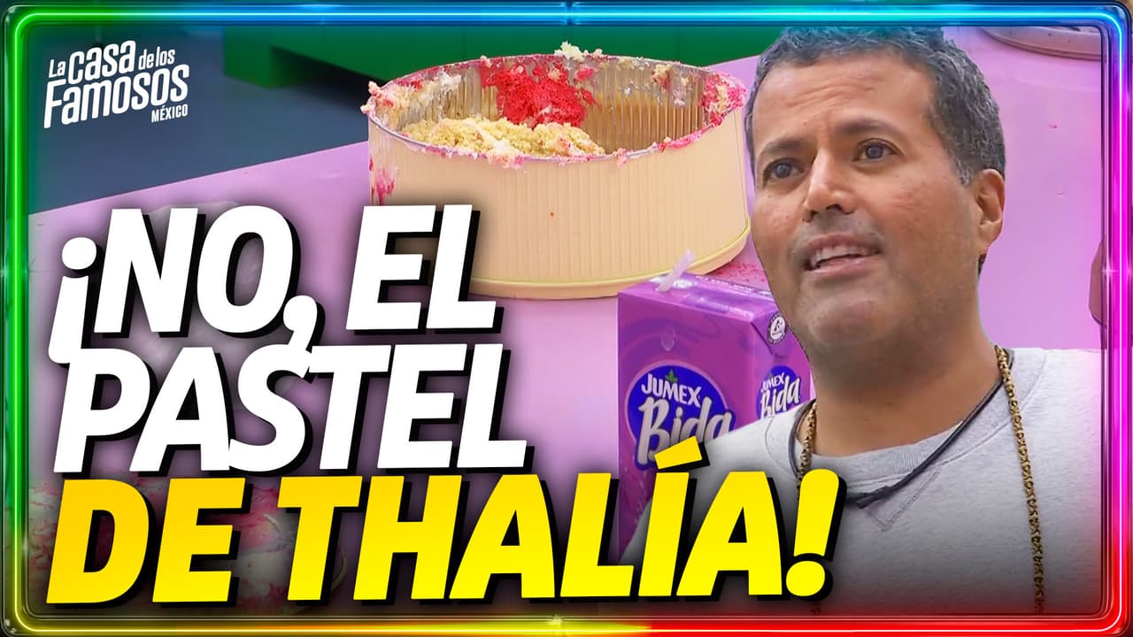 ¡ALDO HACE UN DESASTRE! Tira dentro del refrigerador el pastel que Thalía les regaló
