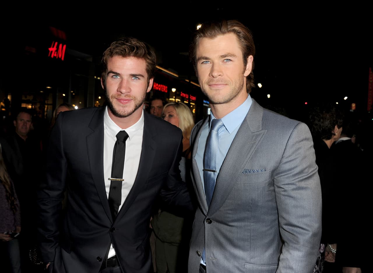 Aunque son Liam y Chris los más conocidos como hermanos.
