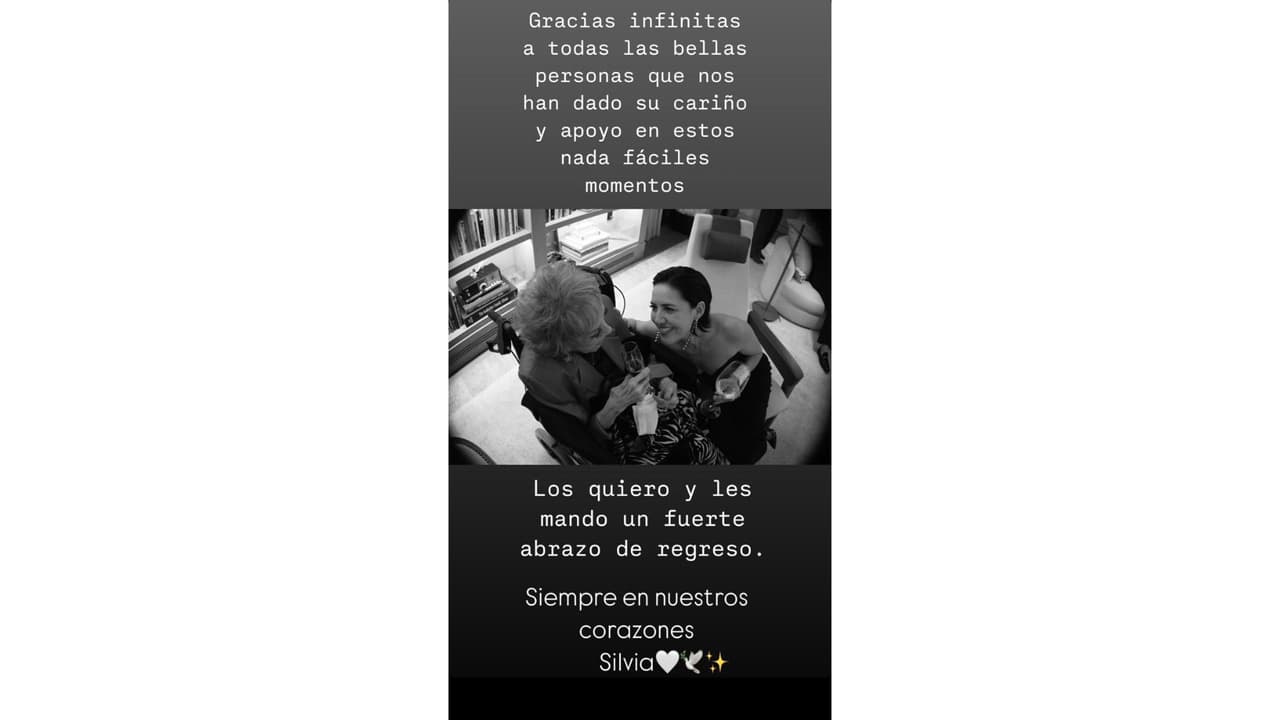 Stephanie Salas conmovida por las muestras de cariño.