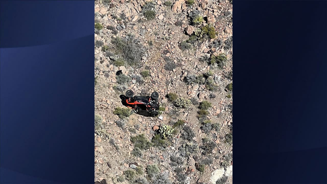El segundo percance se reportó la tarde del 
<b>domingo 18 de febrero</b>, cuando la Oficina del Sheriff del condado de Mohave recibió una llamada de un hombre que informaba que un UTV se había salido del 
<b>sendero Sleeping Princess.</b>