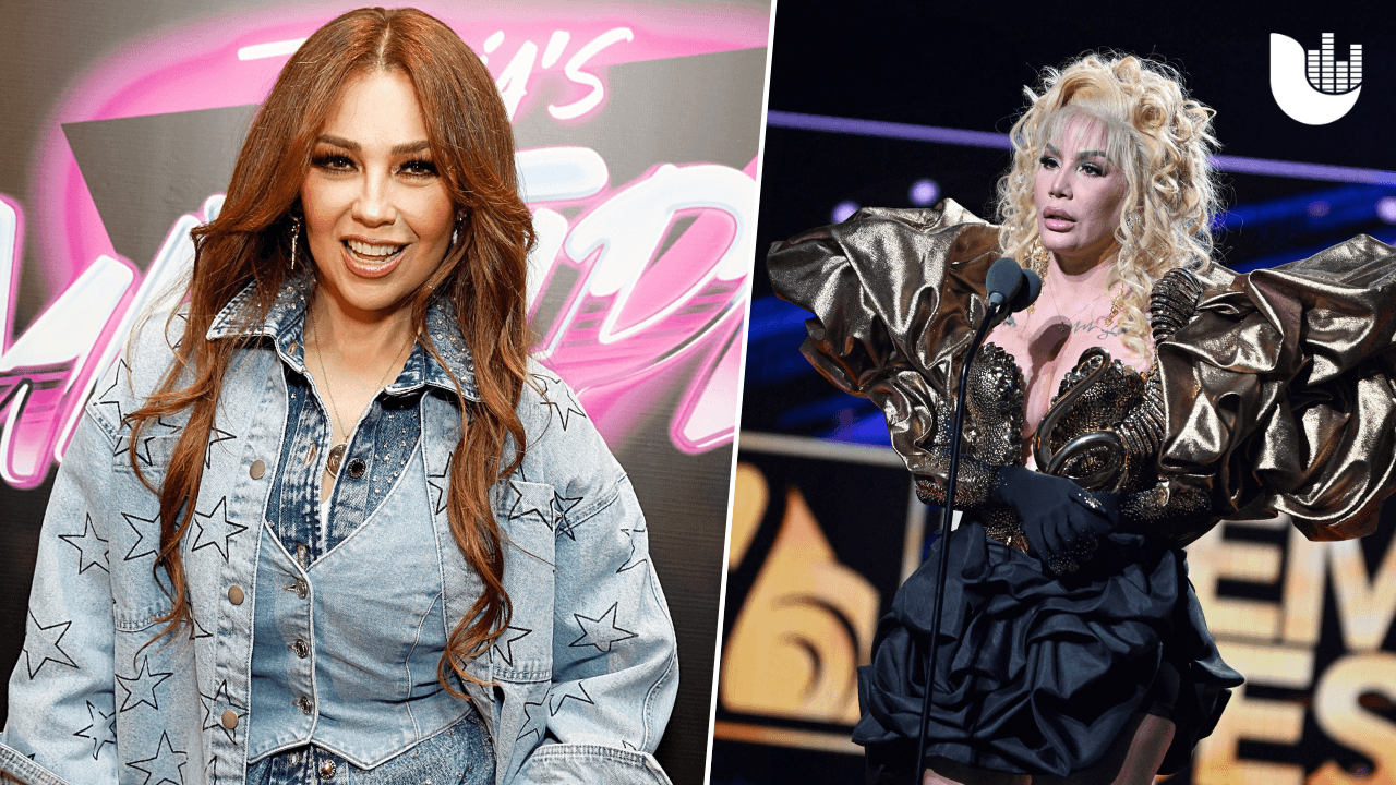 <h2 class="cms-H2-H2"><b>Thalía e Ivy Queen</b></h2>
<br>
<br>La reina del pop latino y del reggaetón, respectivamente, nacieron en 1951, cumplirán 52 años pero no los aparentan.