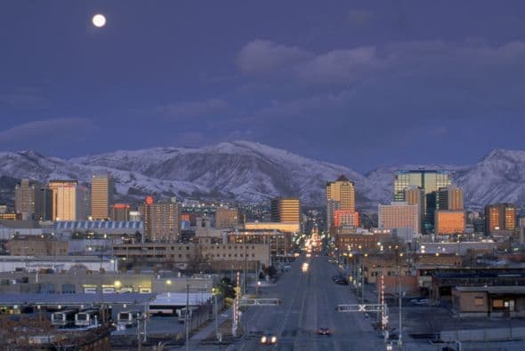 <b> 25. </b>S
<b>alt Lake City, Utah.- </b>Es la ciudad más poblada de ese estado y entra a la lista con un total de 57.22 puntos de los 100 a evaluar.