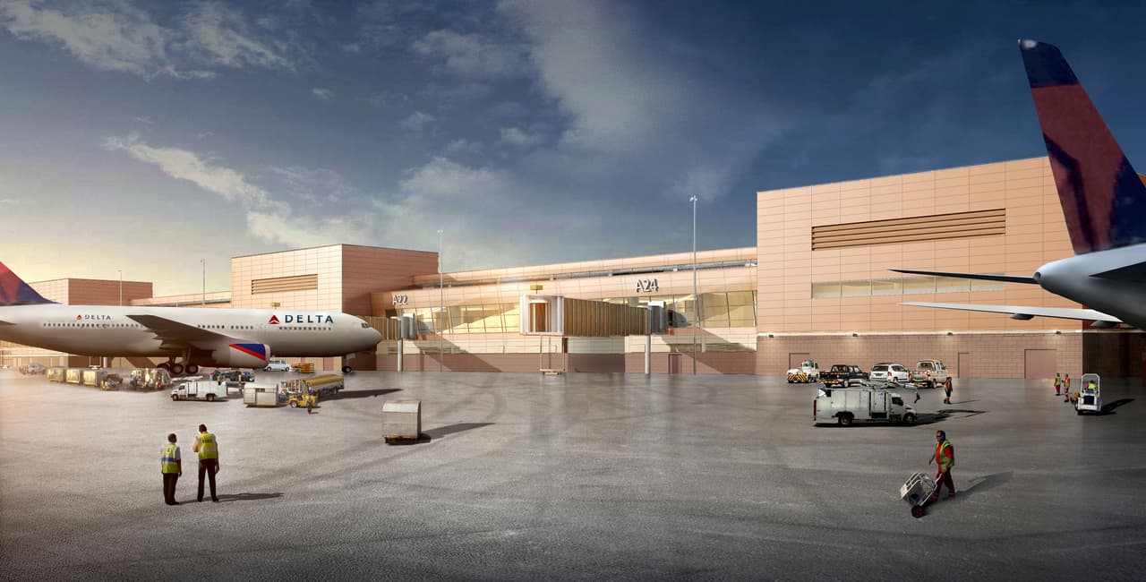 La principal aerolínea del nuevo Aeropuerto Internacional de Salt Lake City seguirá siendo Delta, la cual operará cerca del 60% de su volumen de pasajeros.