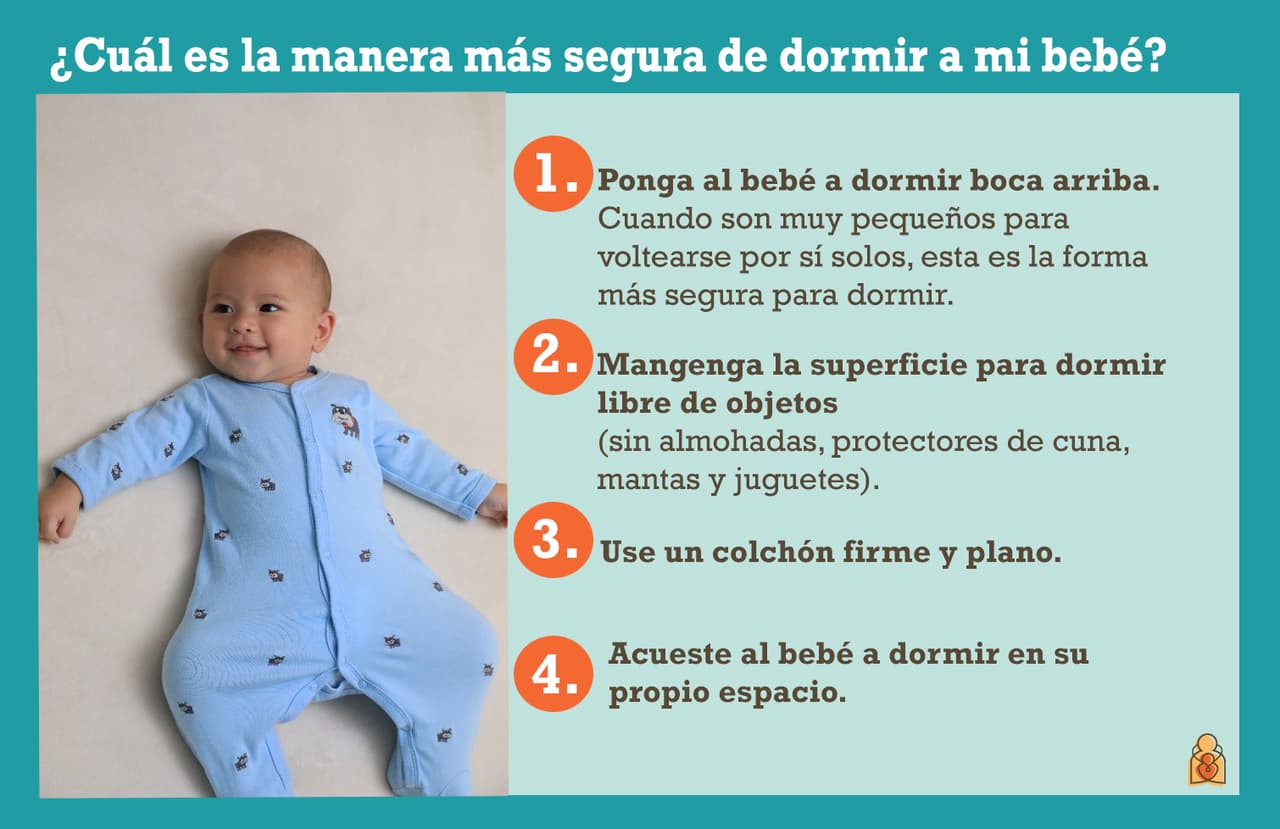 Estas son las recomendaciones de la Academia Estadounidense de Pediatría a los padres para un sueño seguro.