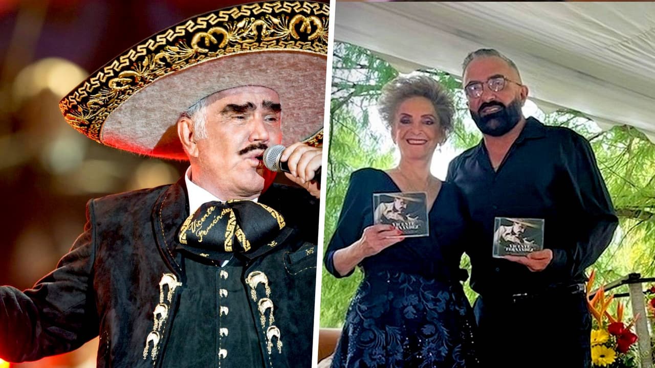 Viuda de Vicente Fernández habla de la música que el cantante dejó grabada antes de su muerte