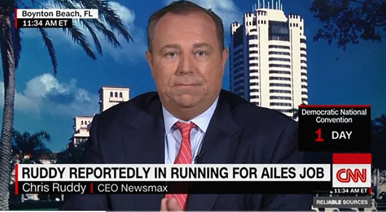 Ruddy durante una entrevista en CNN.