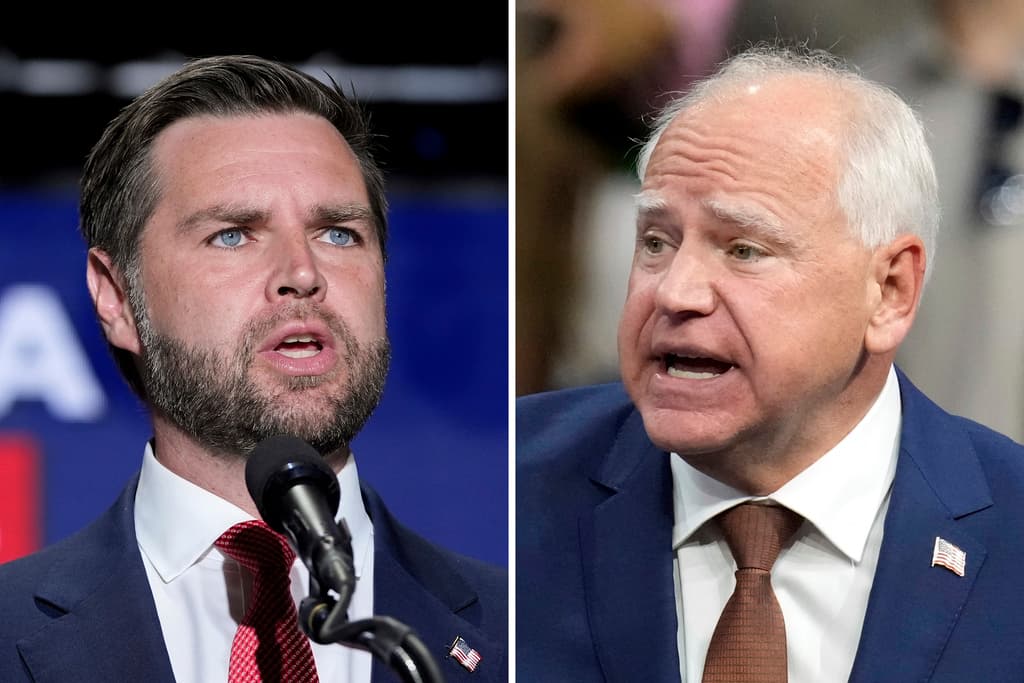 5 cuestiones a tener en cuenta en el debate entre Walz y Vance como candidatos a vicepresidente