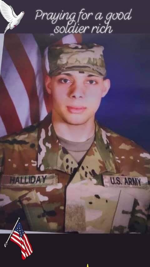 Agentes especiales de la Oficina del Comando de Investigación Criminal (CID) de Fort Bliss dirigen los esfuerzos para dar con el paradero de Halliday. Hasta la fecha, estos agentes han dedicado más de 540 horas de investigación en este caso, han emitido 50 citaciones y cinco órdenes judiciales, han realizado más de 160 entrevistas y han ejecutado ocho búsquedas locales.