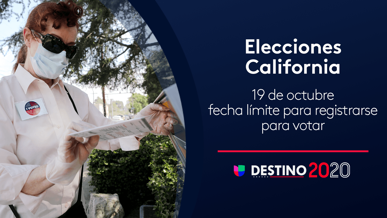 ¿Vas a votar en noviembre?, esta es la fecha límite para registrarse en California