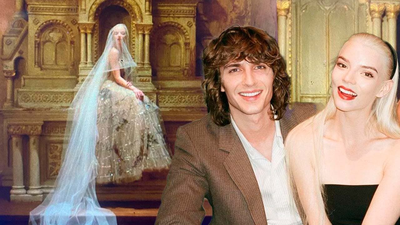 Las 2 bodas secretas de Anya Taylor-Joy: una tuvo detalles de vampiros
