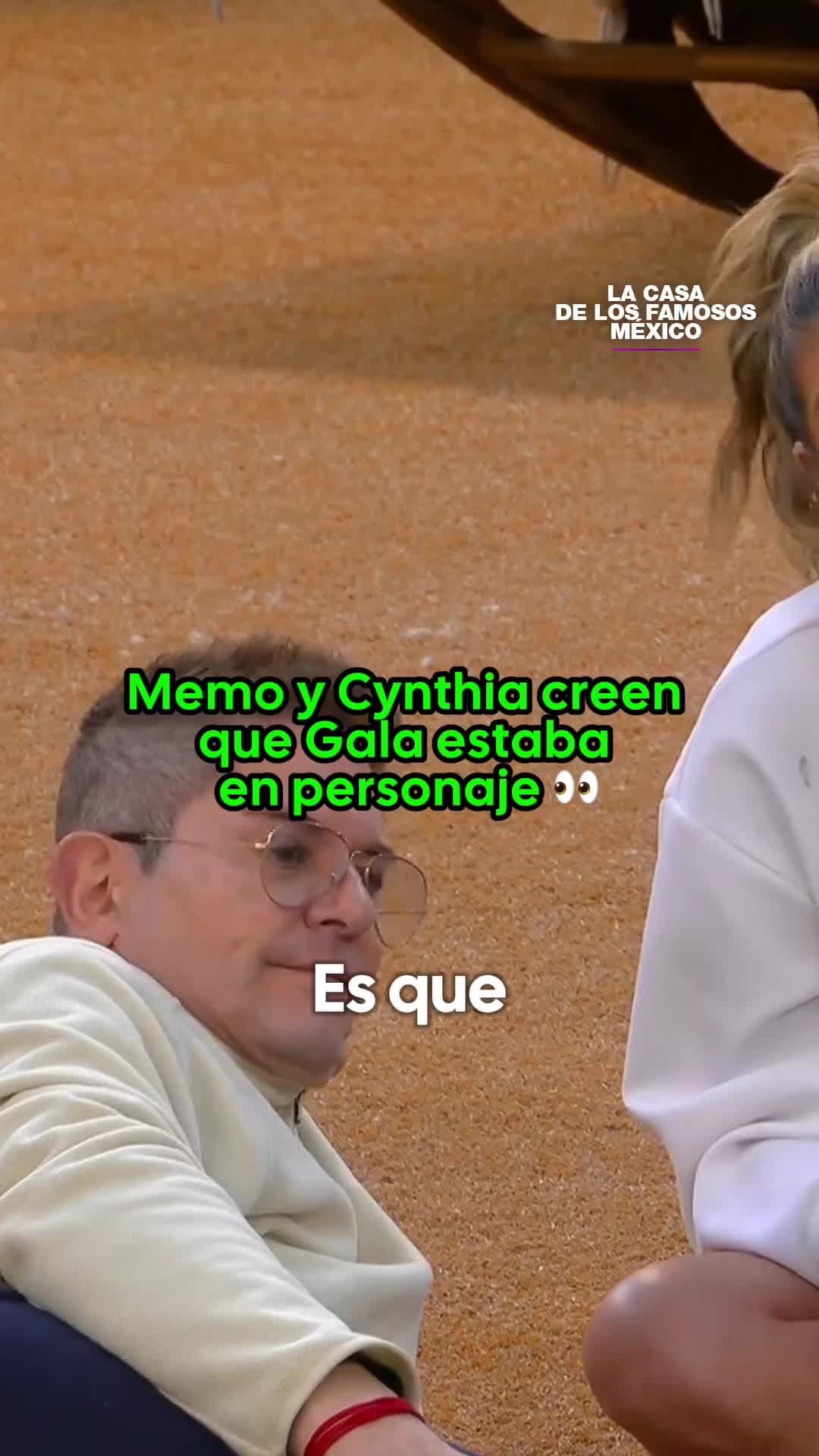 Cynthia y Memo creen que Gala entró a La Casa en personaje