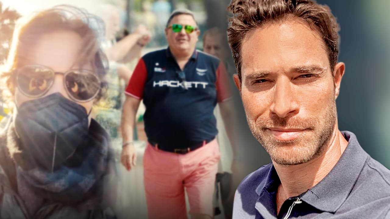 Sebastián Rulli llegó al auxilio de su padre, pero no le pudo dar ni un abrazo