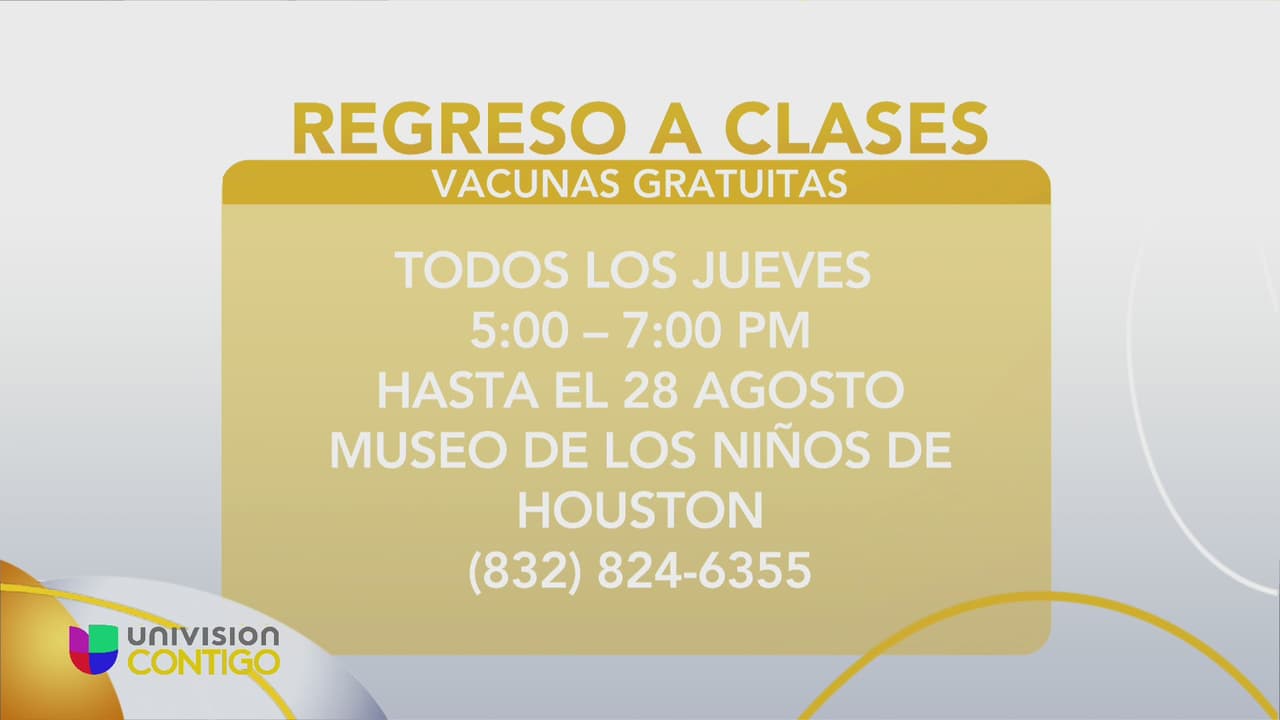 Vacunas gratuitas en el museo de niños