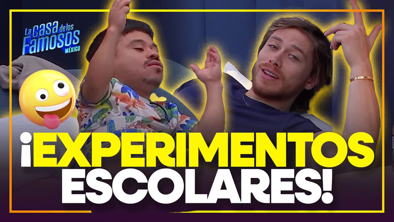 ¡No median el peligro! Aldo y Abelito revelaron sus travesuras más intrépidas con experimentos escolares
