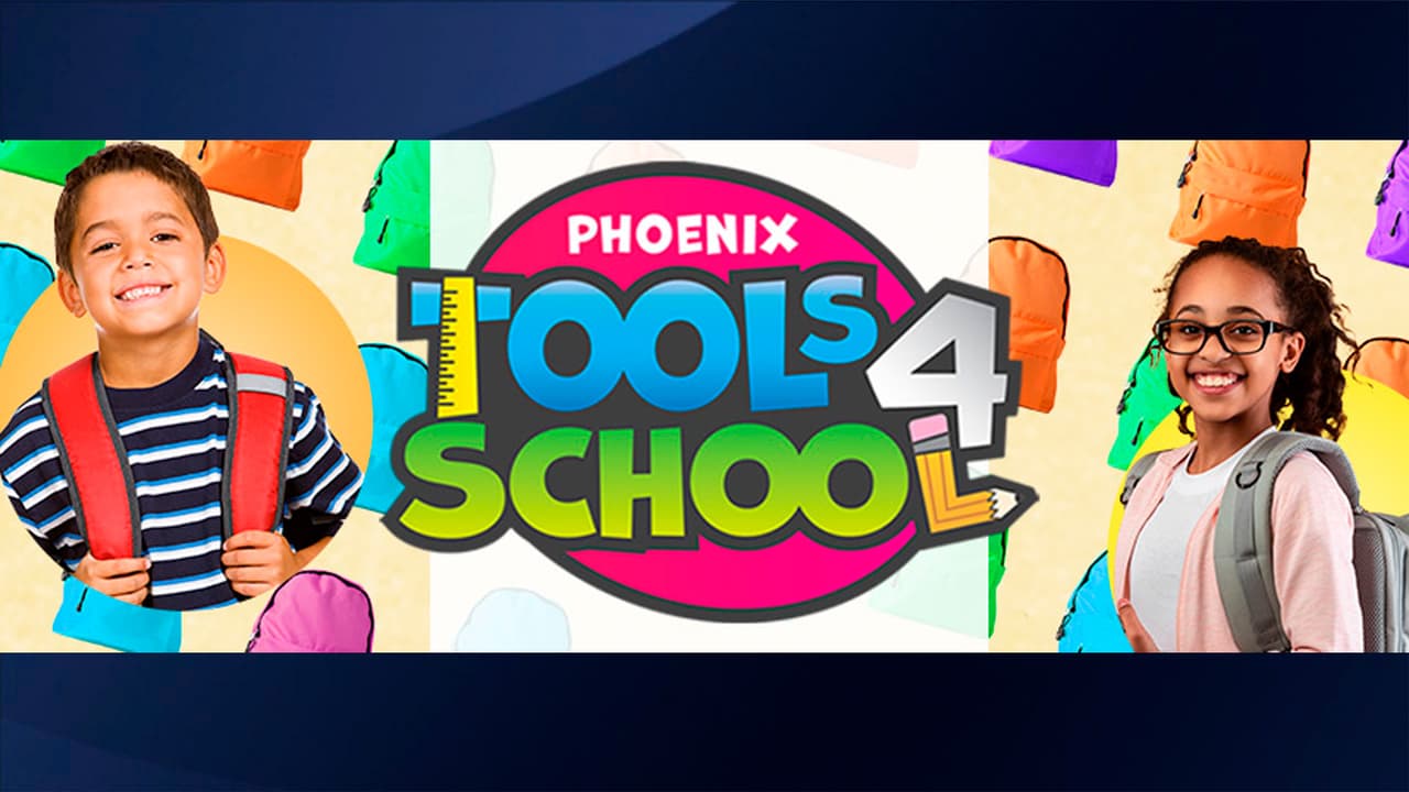 Phoenix Tools 4 School proporcionará útiles escolares para estudiantes cuyas familias no pueden pagar los artículos necesarios para comenzar el año escolar como: mochilas, cuadernos, utensilios de escritura y otros suministros necesarios.
<br>
<br>
<b>Sábado 27 de julio</b> de 2024, de 7 a.m. – 9 a.m. American Legion, Travis L. Williams Post 65, 1624 E Broadway Rd. Phoenix.