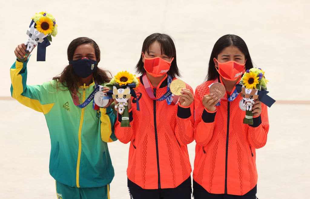 Las campeonas olímpicas de patineta en Tokio: dos solo tienen 13 años 