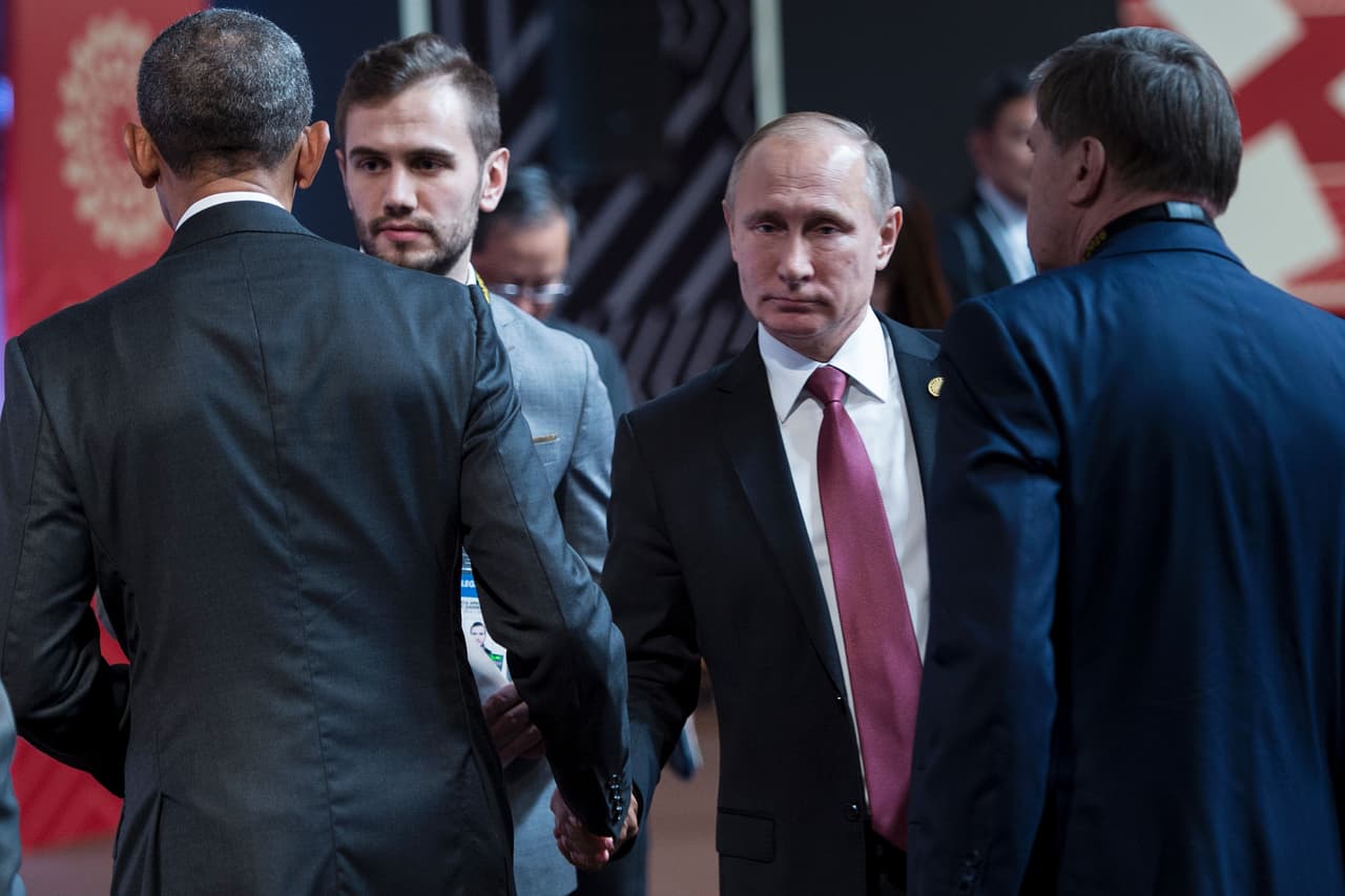 Encuentro de Barack Obama con mandatarios y asistentes a la cumbre APEC 2016, Lima, Peru.