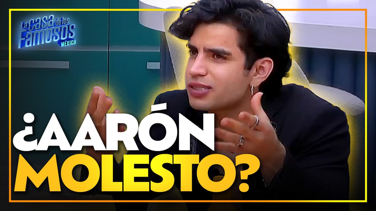 Aarón reconoce que está enganchado por la pregunta del público
