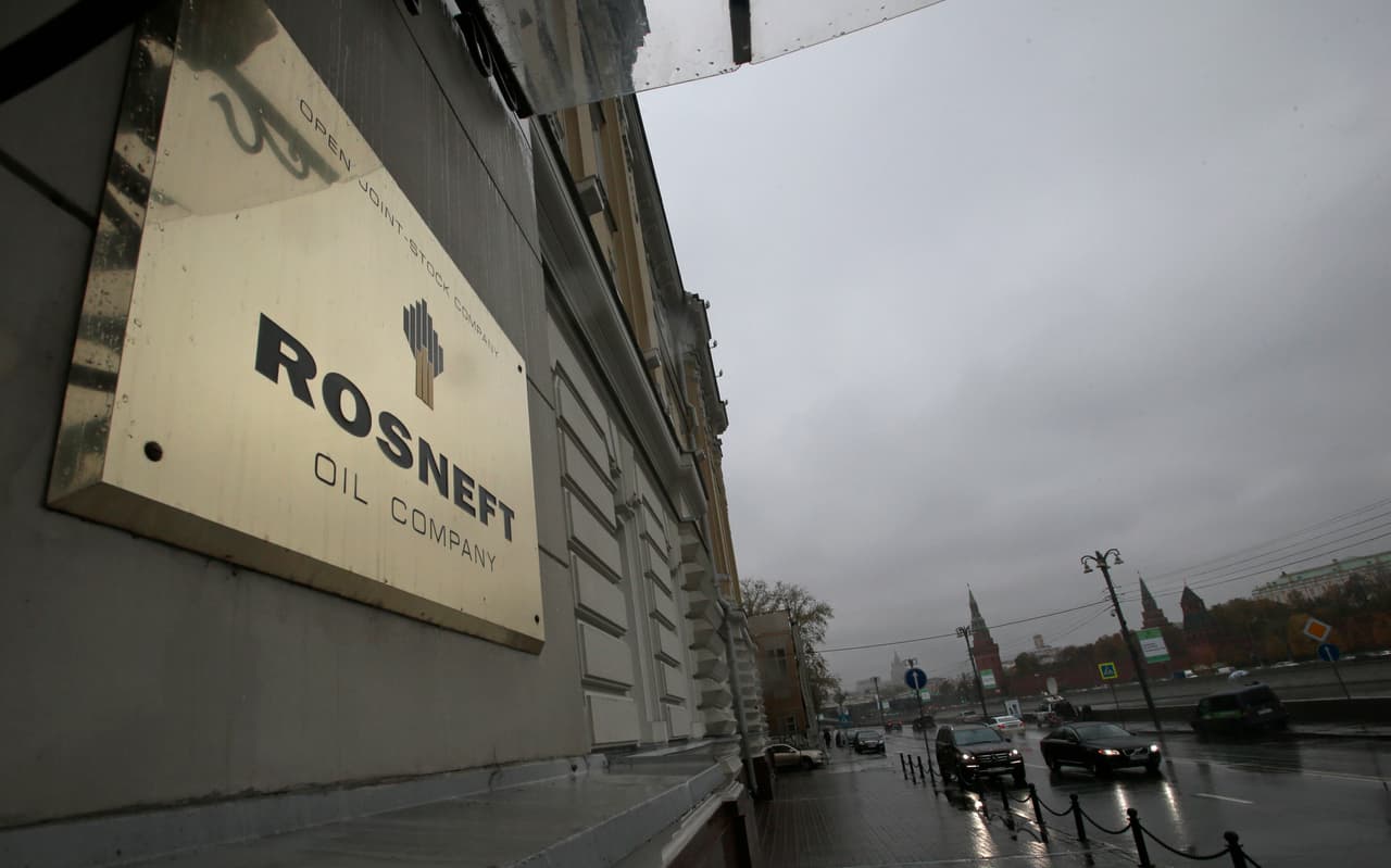 Una imagen de la oficina central de la estatal rusa Rosneft en octubre de 2012.