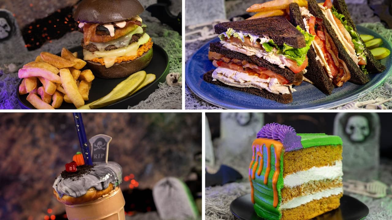Más de 50 golosinas de Halloween están disponibles en el parque.