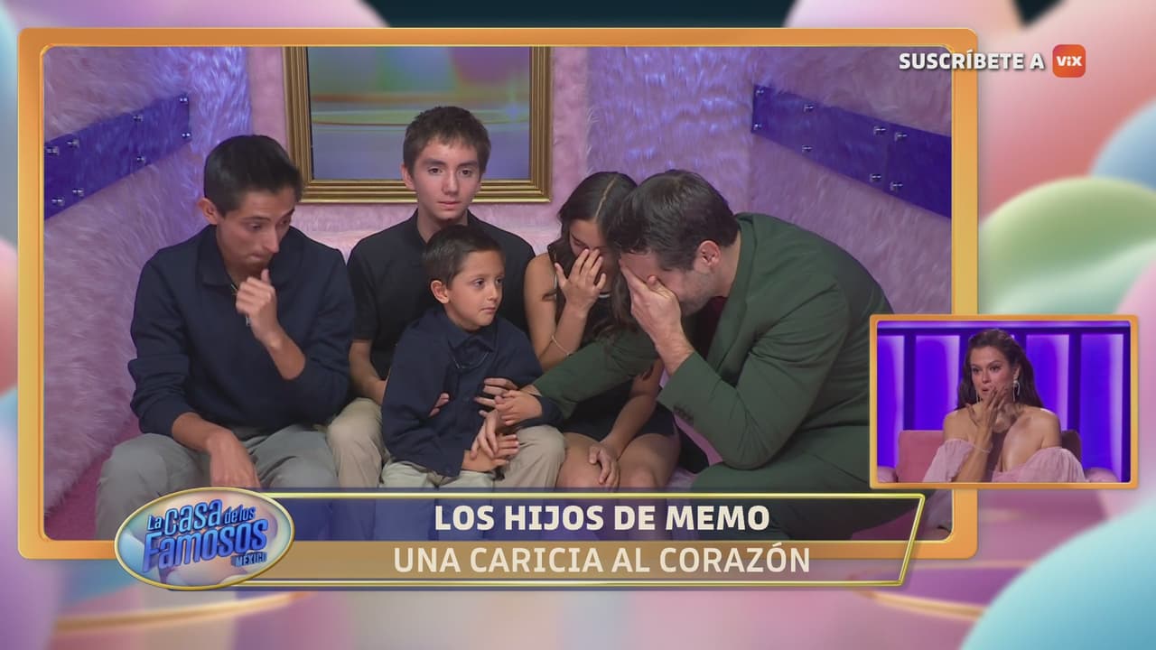 Memo abraza a sus hijos y Luka lo cuestiona: '¿Cuándo vas a regresar a casa?'