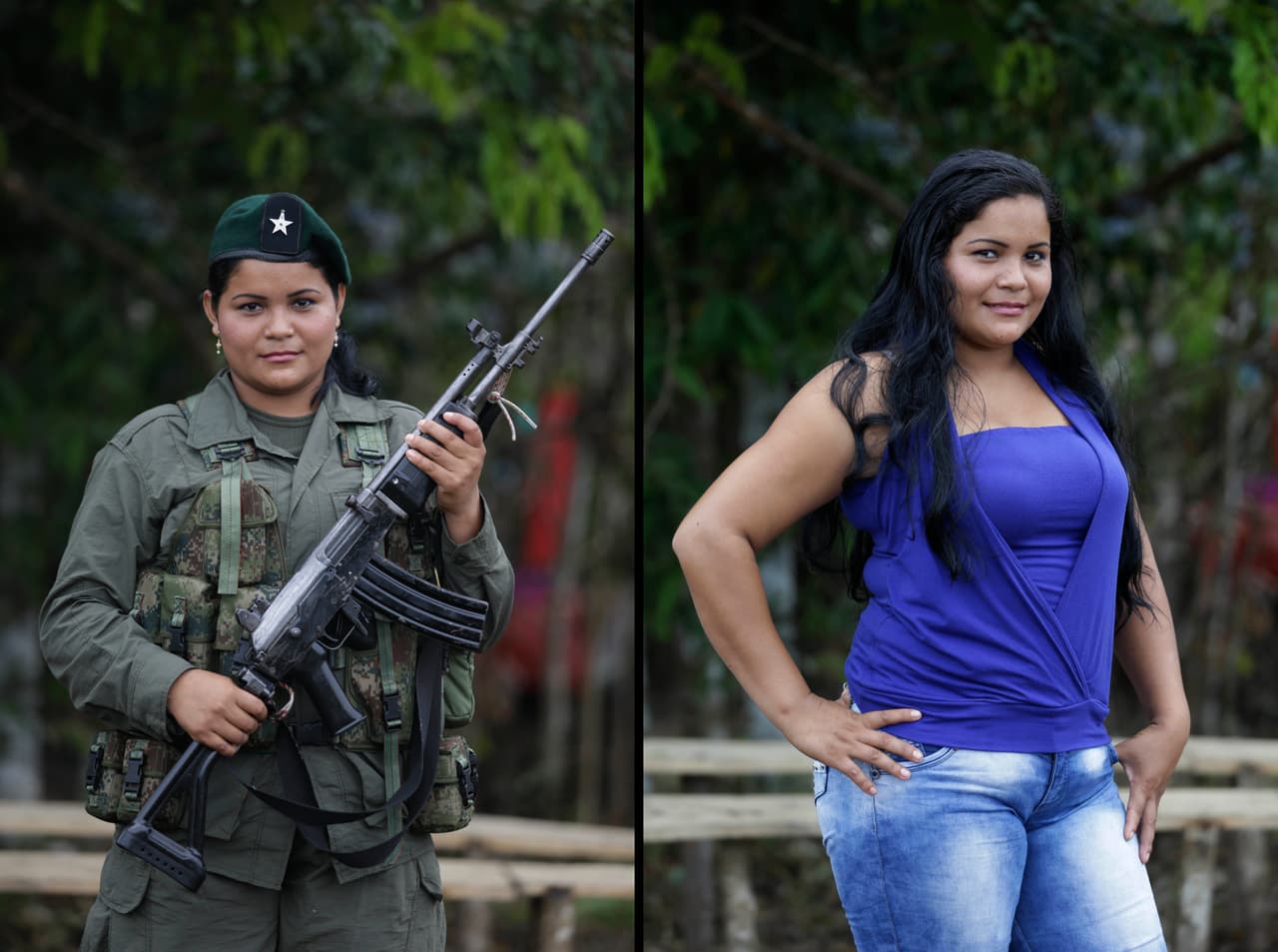 Derly, 24 años. Lleva nueve años con las FARC y le gustaría estudiar Medicina al incorporarse a la vida civil.