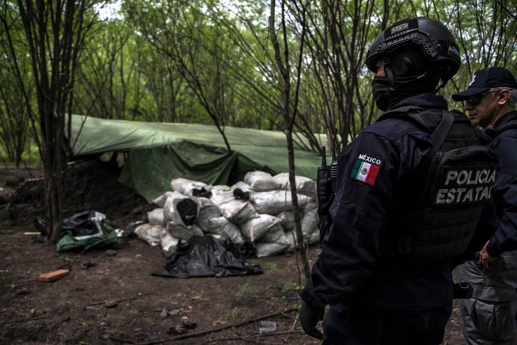 En tercer lugar está el 
<b>Estado de México, en el centro del país, con 22 organizaciones delictivas</b>. Para identificar si un grupo estaba presente, se consideraron ejecuciones, narcomensajes, enfrentamientos con otros grupos o con fuerzas de seguridad pública.