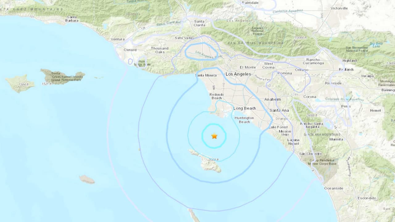 Terremoto de magnitud 4.1 sacude el condado de Los Ángeles en Año Nuevo