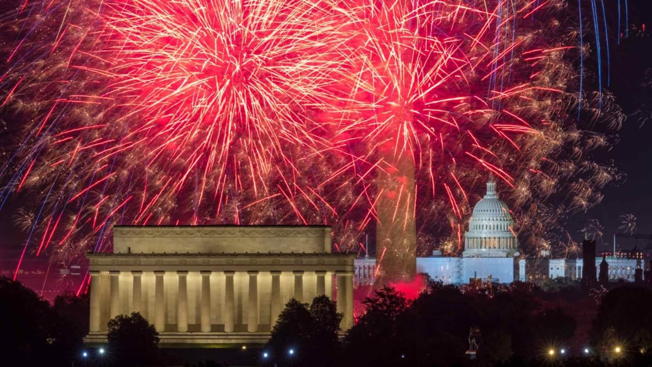 Celebración del 4 de julio: fuegos artificiales y más actividades en DC, Maryland y Virginia