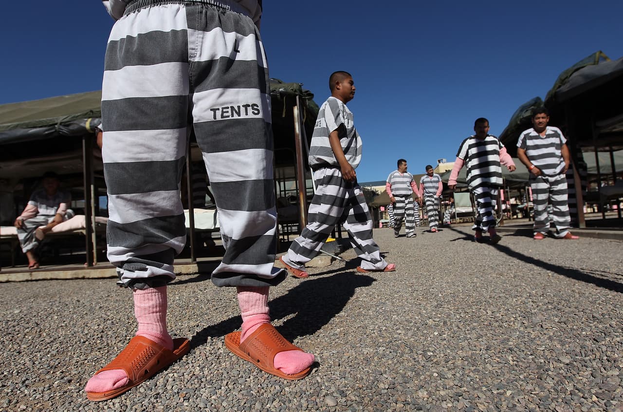Arpaio's pink socks.