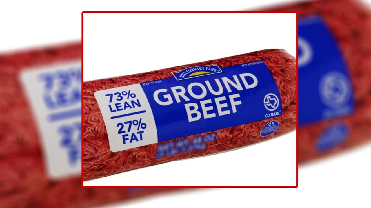 H-E-B retira del mercado miles de libras de carne molida que pueden estar contaminadas por “cuerpos extraños” parecidos a espejos