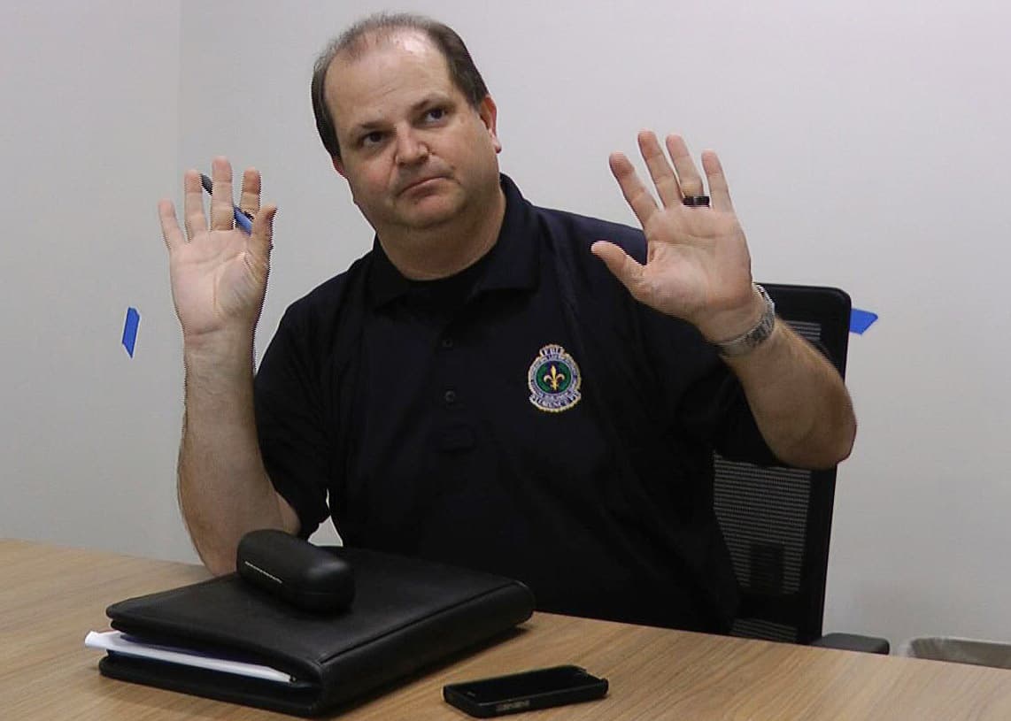 El lugarteniente Johnny Evans, de Vestavia Hills, una de las autoridades que ha trabajado en el caso. (AP)