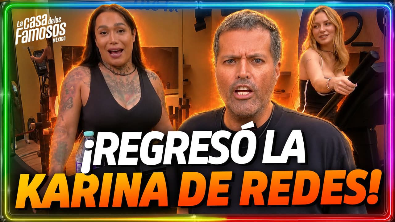 Karina toma las cámaras de la CASA para trasmitir un vivo como en sus redes