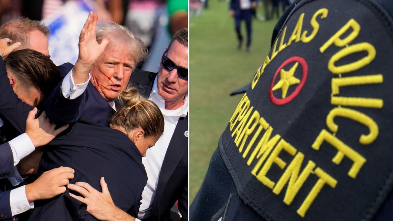 "Apunta mejor": Policía de Dallas en licencia por hacer comentario tras atentado contra Donald Trump