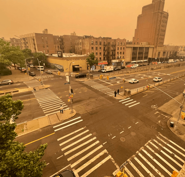 Televidentes de Univision 41 nos compartieron las imágenes de cómo vivieron el miércoles la presencia del humo en su comunidad.