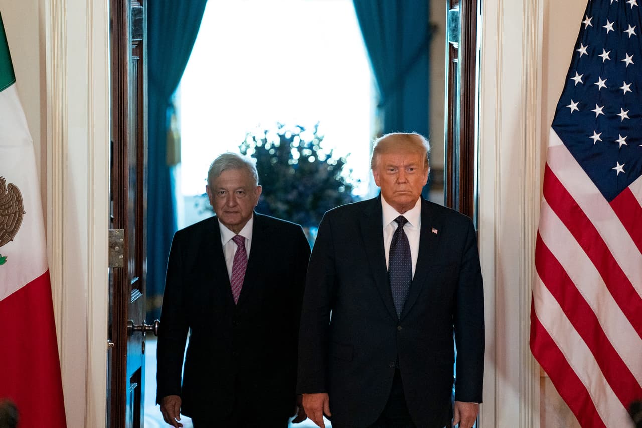 Horas más tarde Donald Trump publicó un video en su cuenta de Twitter con imágenes de la visita del presidente mexicano. Luego los mandatarios hablaron juntos a los medios otra vez, antes de la cena de trabajo en la Casa Blanca.