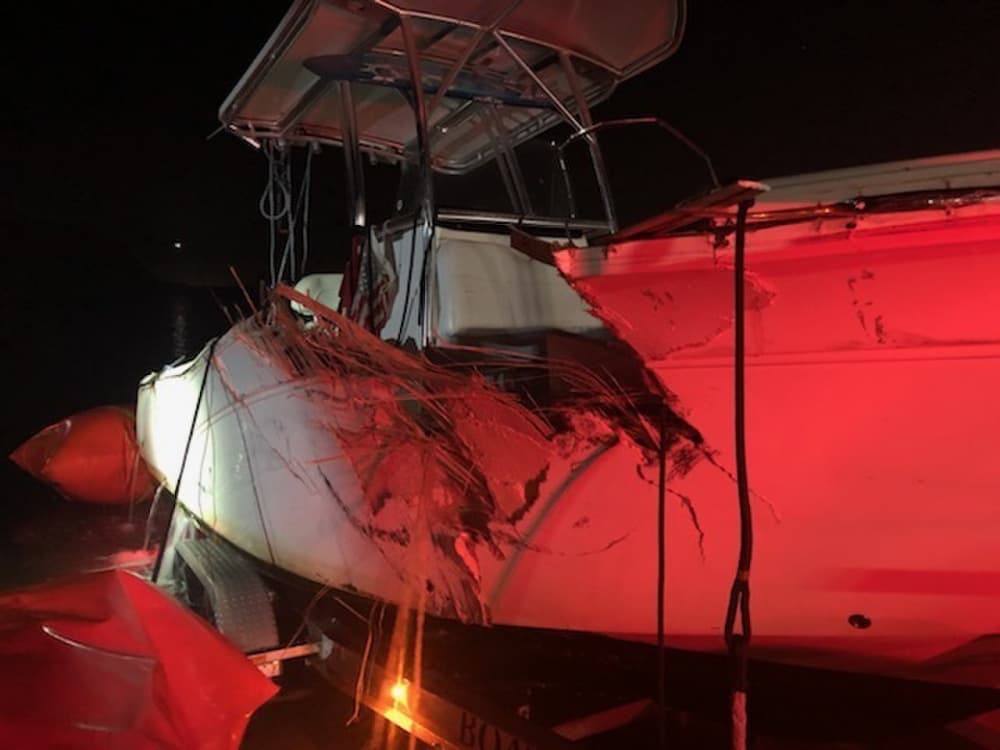 En uno de los botes viajaban 7 personas y en otro solo 1.