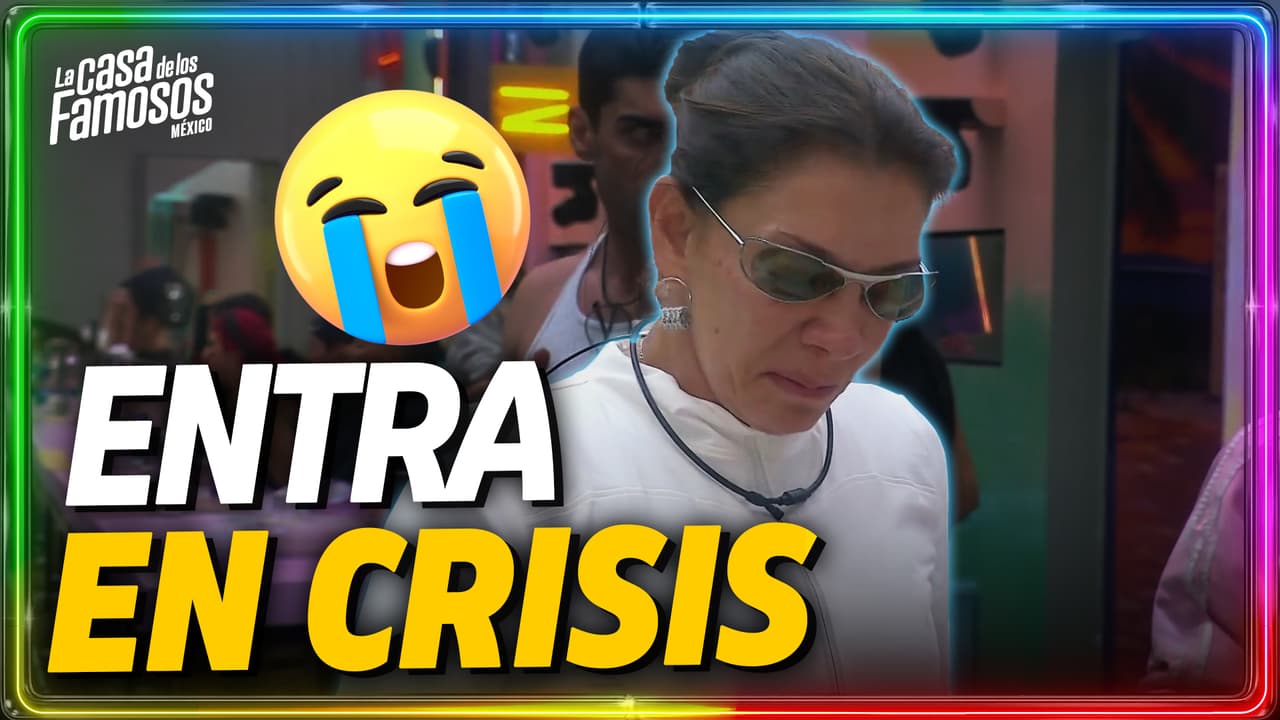 Cynthia ROMPE EN LLANTO al entrar en crisis por el tema de la comida