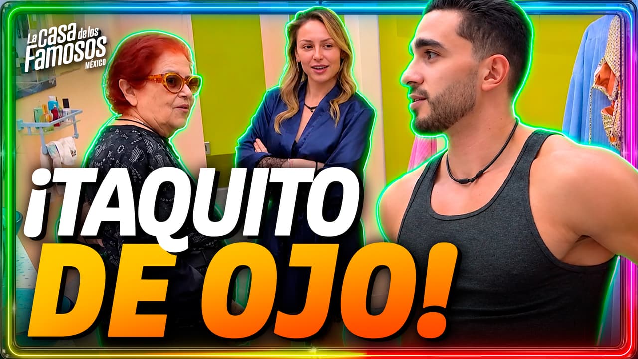 ¡NADA PERDIDA LA SEÑORA! La abuelita de Gema se da un taco de ojo con el sobrino de Yahir
