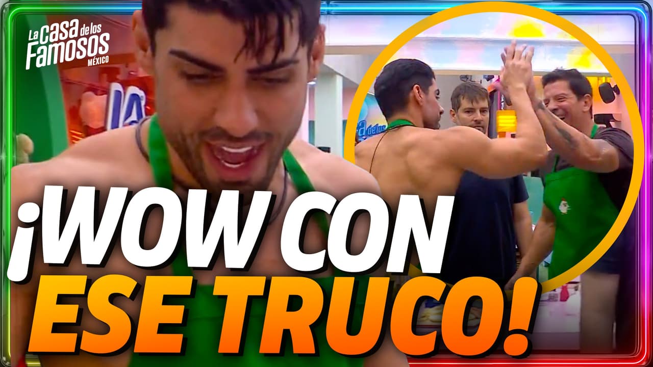 ¡SORPRESA! Masad prueba el truco de Yahir y queda FASCINADO