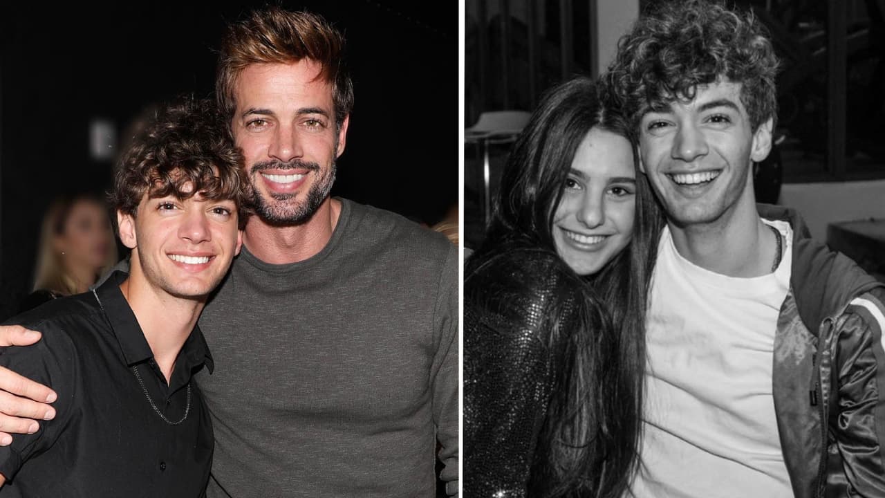 El hijo de William Levy presume a su novia con besos incluidos