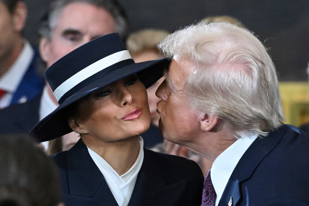 La dama del sombrero: qué vistió Melania Trump en la toma de posesión de su marido como presidente de EEUU