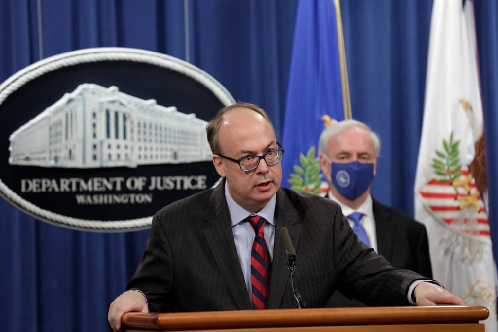 Jeffrey Clard, durante una conferencia de prensa ofrecida en 21 de octubre de 2020.