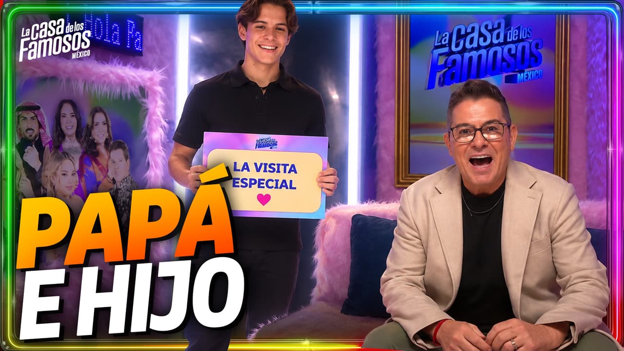 Ernesto Laguardia quedó muy conmovido con la visita de su hijo
